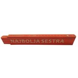  Zidarski metar (Duljina: 2 m, Natpis: Najbolja sestra, Boja: Crvene boje) Cijene