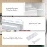 Mini zamrzivač odjeljak za zamrzavanje 35 l 5-stupanjska kontrola temperature bijela | shoptok.hr