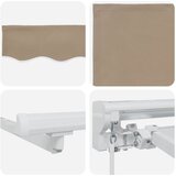  Okvir tende Bež 250 x 200 cm Poliester s PU premazom | Eponuda.com