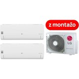 LG split klimatska naprava z montažo 2x 2,5 kW [MU2R15.U12 + 2x S09ET.NSJ] | Shoptok.si