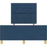 Krov krevet plava 120x200 cm tkanina | shoptok.hr