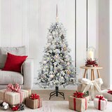 vidaXL Umetno Zložljivo Božično Drevo Zelena 150 cm PE in PVC | Shoptok.si