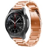 Cadorabo zapestnica iz nerjavečega jekla 20mm združljiva s samsung galaxy watch 42 mm/S2 classic/sport v rožna zlata - nadomestna zapestnica za huawei, (20548030) | Shoptok.si