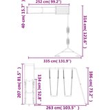 Vanjski Zunanje igralo impregnirana borovina, (20795293) | Shoptok.si