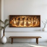 WALLXPERT FAH073-150 Multicolor Decorative Framed MDF Painting | Eponuda.com