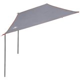Krov za karavan osoba 240 x 300 cm Siva i narančasta taft | shoptok.hr