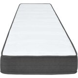 vidaXL Krevet od tkanine s oprugama tamnosivi 100 x 200 cm | shoptok.hr