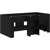  Kreveta za visoko spavanje djece Crni hrast 80 x 160 cm | Shoptok.si