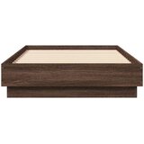  Okvir kreveta s LED svjetlima boja smeđeg hrasta 90 x 190 cm | Eponuda.com