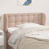  Uzglavlje s ušima boja cappuccina 103x23x78/88 cm umjetna koža | shoptok.hr
