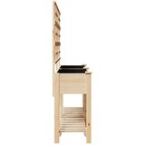 vidaXL Vrtna korita s trelisa in polico 161x43x152 cm Trden bor, (22010916) | Shoptok.si