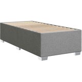  Boxspring krevet s madracem Svjetlosiva 90 x 190 cm Tkanina | shoptok.hr