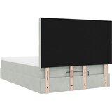  Otomanski krevet s madracima i LED 140x200 cm baršunasti | shoptok.hr