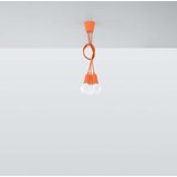  Sollux SL.0585 - Narandžasti luster na sajli DIEGO 3xE27/60W/230V | Eponuda.com