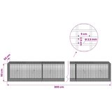  Gabion s žicom debljine 3,5 mm i mrežom 5x2,5 cm 800x50x50 cm | shoptok.hr