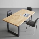 Bessagi Home jedilna miza adamo, barva hrasta | Shoptok.si