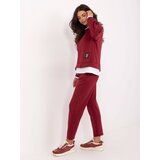 RUE PARIS Set-IT-KMPL-9237.46-burgundy Cene