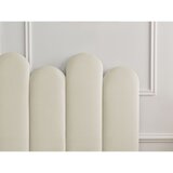 Bobochic Paris Bež oblazinjena zakonska postelja s prostorom za shranjevanje z letvenim dnom 160x200 cm Badja – | Shoptok.si