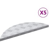  Stepenica Polumjesec 5 pcs Srebrno 60 x 18 x 2,5 cm Aluminij | shoptok.hr