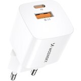 Wozinsky PD QC 3.0 omrežni polnilec 100-240V 20W USB-C USB-A bel, (21580885) Cene