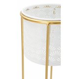Mauro Ferretti Kovinska stojala za cvetlične lonce v kompletu 2 ks ø 17 cm (višina 46 cm) Whity – | Shoptok.si