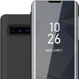 Cadorabo CASE, združljiv s Samsungom v turmalinski črni barvi - prozorno za zaščito z ogledalom z ogledalom s funkcijo stojala 360 stopinj zaščita, (20567426) Cene