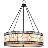 Premier Housewares Metalna viseća svjetiljka sa staklenim sjenilom ø 60 cm Waldorf – | shoptok.hr