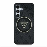 Guess IML 4G Glitter and Triangle Logo MagSafe Zadní Kryt pro Samsung Galaxy S25+ Black Ovitek za telefon Vijolična | Shoptok.si