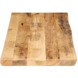 vidaXL Mizna plošča z naravnim robom 80x40x3,8 cm trden robusten mango | Shoptok.si