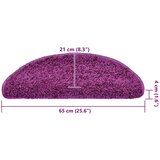  Prostirke za stepenice 30 kom ljubičaste 65x21x4 cm | shoptok.hr