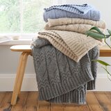 Bianca Bež pletena deka 150x200 cm Cable Knit – | shoptok.hr