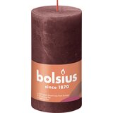  Rustikalna sveča 13/6,8 cm - žametno rdeča | Shoptok.si