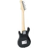 vidaXL Električna gitara za djecu s torbom smeđe-bijele 3/4 30 | shoptok.hr