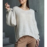  Beige V-neck sweater Gista | shoptok.hr
