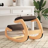  Stolica klečalica smeđa 55 x 84 x 55 cm šperploča od breze | shoptok.hr