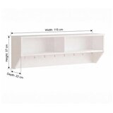 Hanah home Kuhinjska polica Ronda White | Eponuda.com
