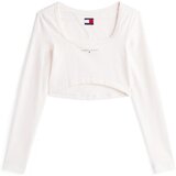 Tommy Hilfiger Majice s kratkimi rokavi TJW SLIM SP CRP LINE DW0DW20909 Bela Cene