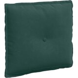 vidaXL Poglavni vzglavnik Temno zelena 50 x 45 cm Žametna tkanina | Shoptok.si
