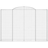  Lučne gabionske košare 4 kom 300x30x200/220cm pocinčano željezo | shoptok.hr