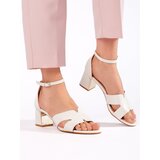 Shelvt Women's white heeled sandals Cijene