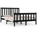  Za krevet od masivne borovine crni 140 x 190 cm | shoptok.hr