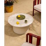 Kave Home Kovinska okrogla vrtna klubska mizica ø 70 cm Arcola – | Shoptok.si