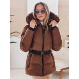 DStreet Kurtka damska LOVELINA brązowa | Shoptok.si