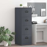 Kabinet za datoteke s policom 2 pcs Antracit 44 x 50 x 106.5 cm Cijene