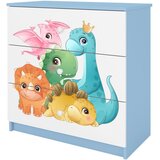  Dječja komoda - DINOSAURI - plava | shoptok.hr