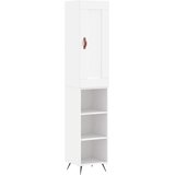  Visoka komoda bijeli 34,5x34x180 cm od konstruiranog drva | shoptok.hr