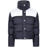 Dewberry Z6649 LADIES COAT-LIGHT BLACK-WHITE | shoptok.hr