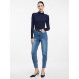 Orsay Navy Blue Women's T-Shirt with Turtleneck - Women's | Shoptok.si