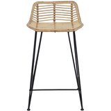 Barska stolica 2 pcs Prirodna 44 x 45 x 76 cm Ratan i Čelik | Eponuda.com