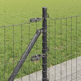 Euro Ograđivanje s Betonskom Bazom 25 x 0,4 m Siva Mreža | shoptok.hr